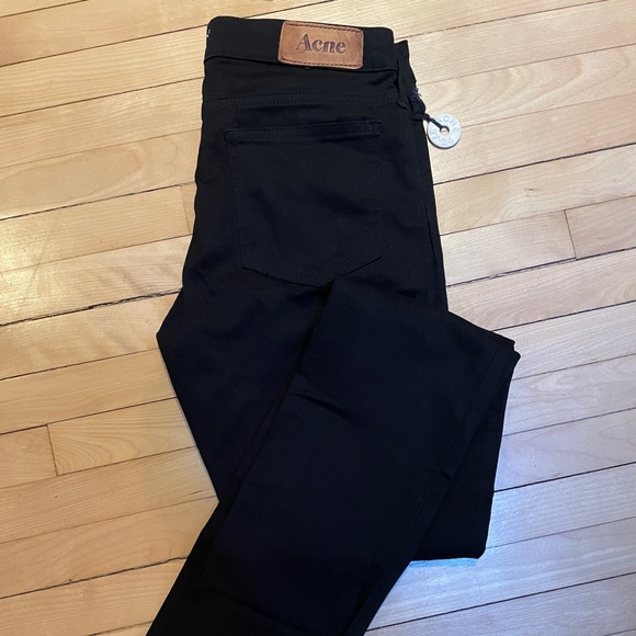 ACNE Kex Wet Black Jeans - NWT - Picture 5 of 9